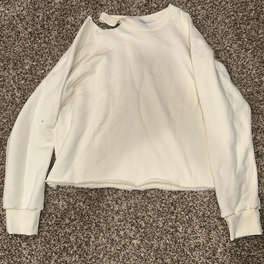 White Brandy Melville Sweatshirt